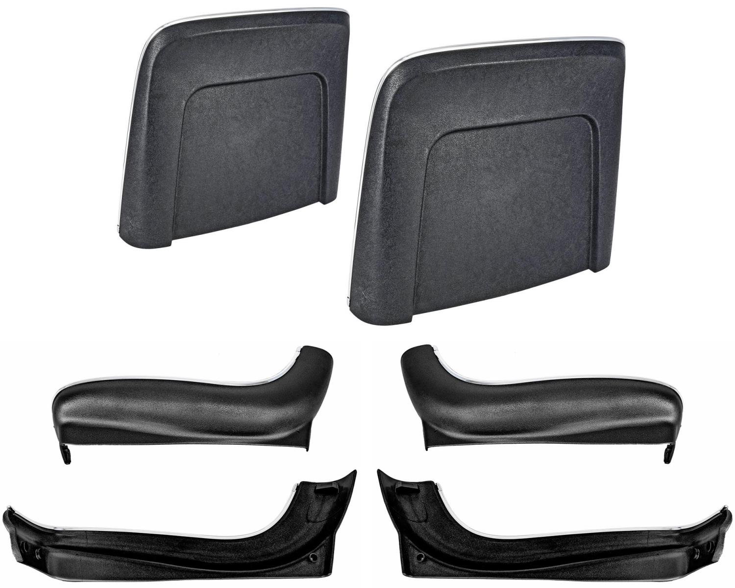 Seat Backs & Sides Kit Fits Select 1966 GM Models [Black]