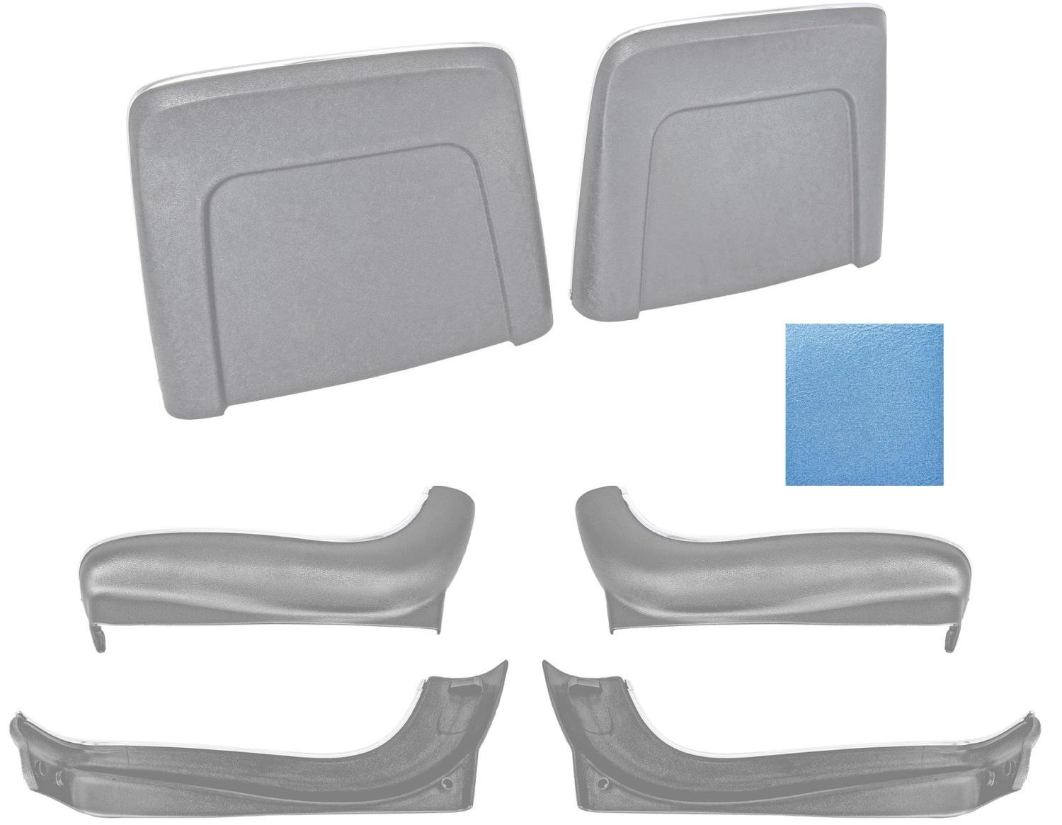 Seat Backs & Sides Kit Fits Select 1966 GM Models [Light Blue]