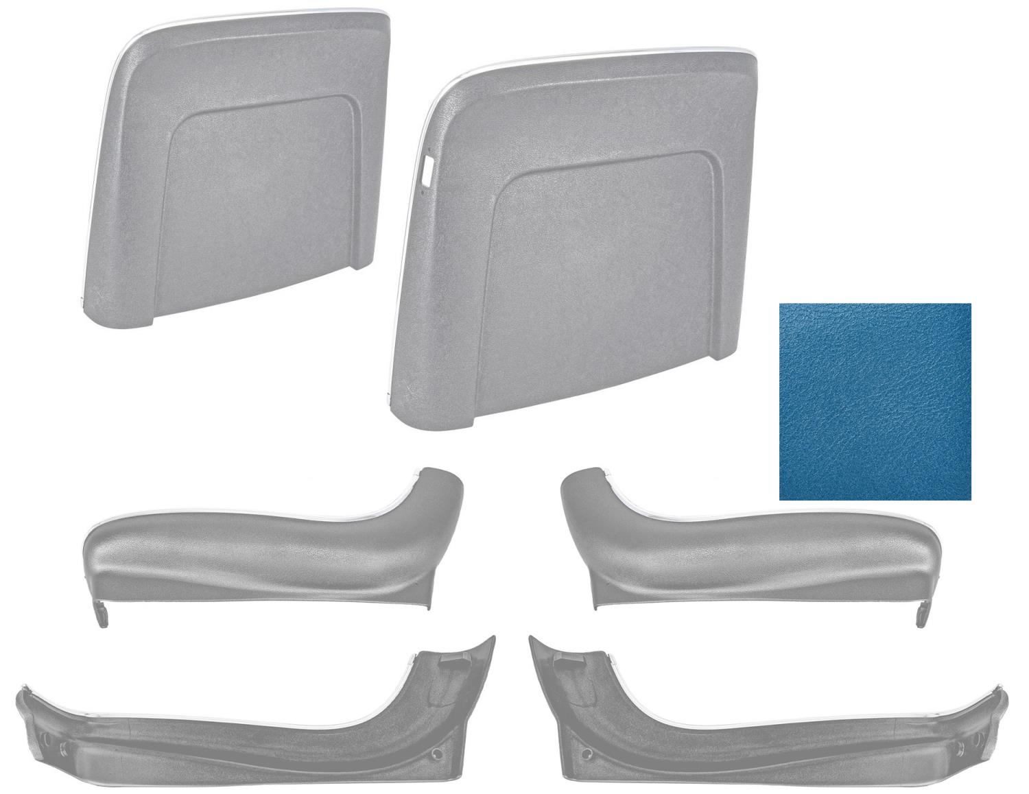 Seat Backs & Sides Kit Fits Select 1968 GM Models [Medium Blue]