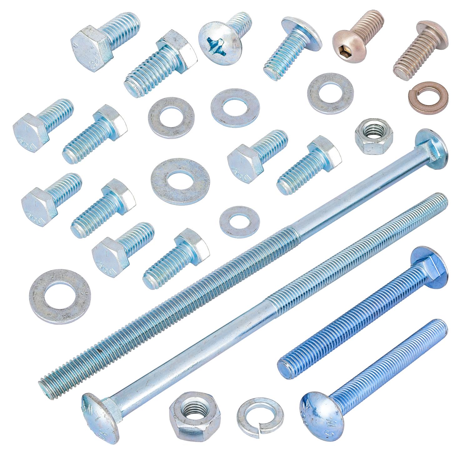 Truck Bed Assembly & Frame Mounting Fastener Kit for 1973-1987 Chevrolet, GMC C/K Series Pickups [Zinc-Plated]