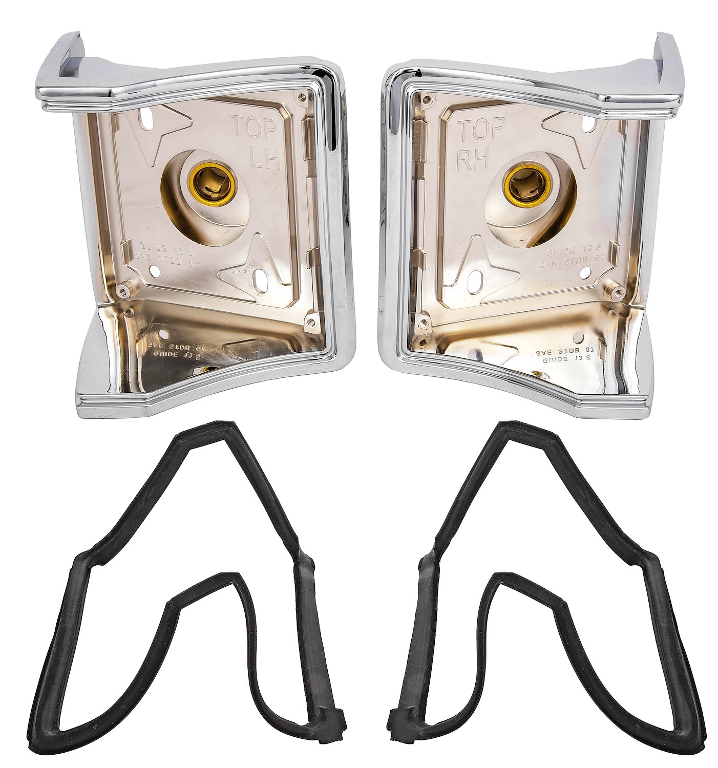 Tail Light Housings for 1967 Chevrolet Chevelle Station Wagon, El Camino