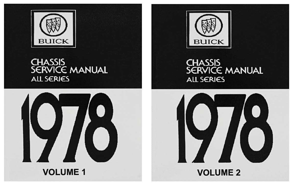 Chassis Service Manual for 1978 Buick Century, Electra, Regal, Riviera, Skyhawk, Skylark