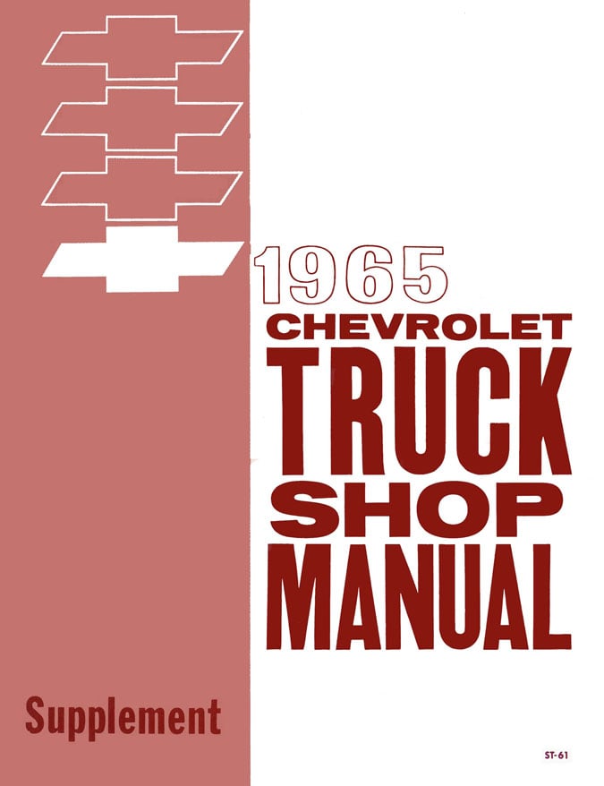 Shop Manual for 1965 Chevrolet Trucks [Supplement]