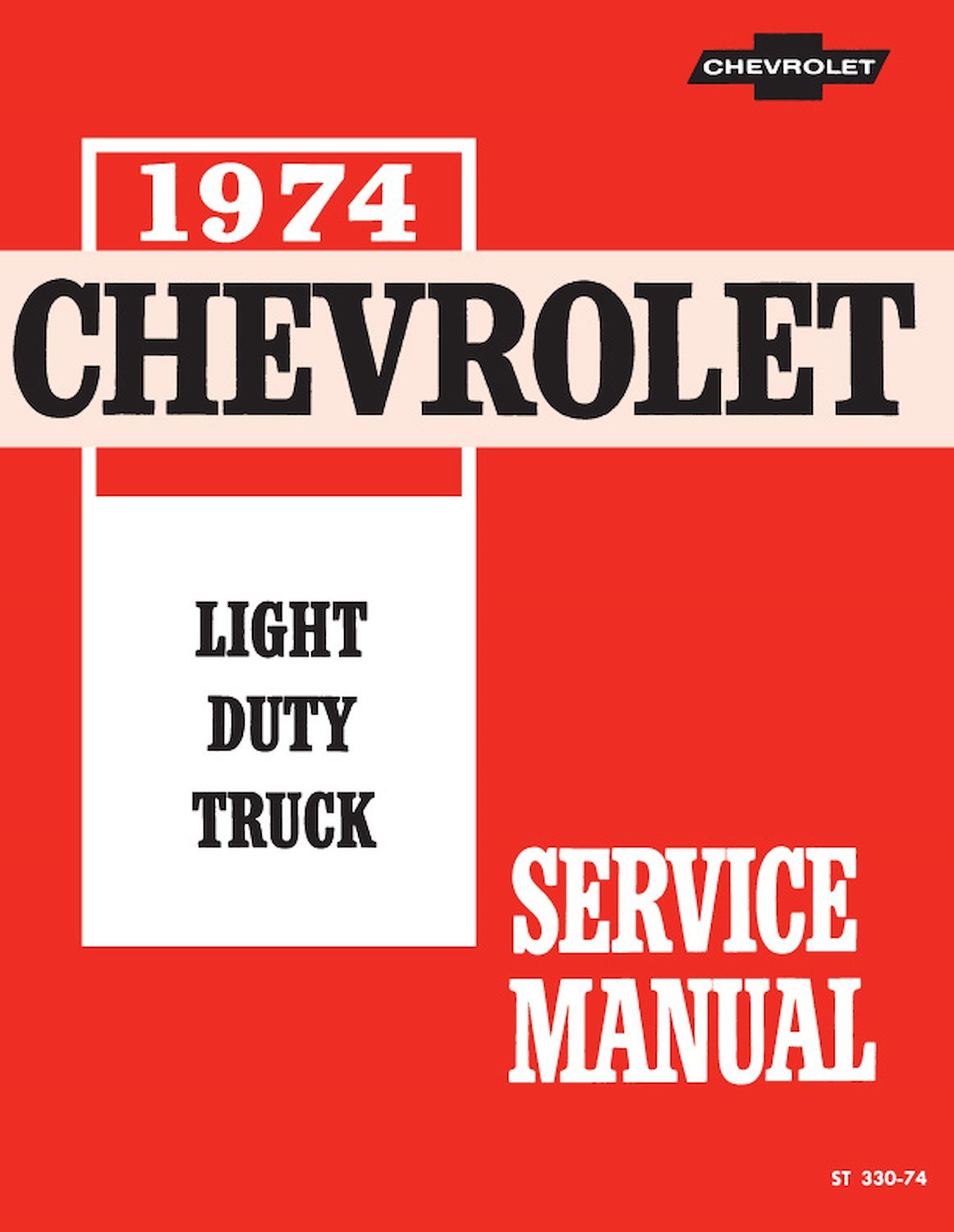 Shop Manual for 1974 Chevrolet Trucks