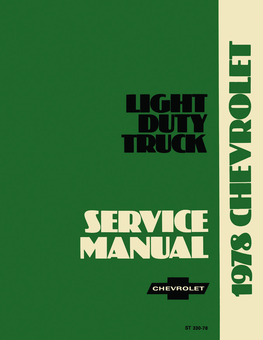 Shop Manual for 1978 Chevrolet Trucks