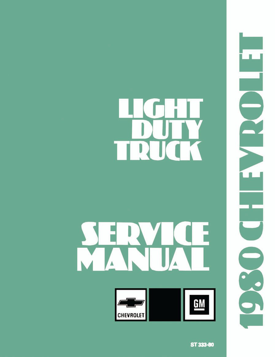 Shop Manual for 1980 Chevrolet Trucks
