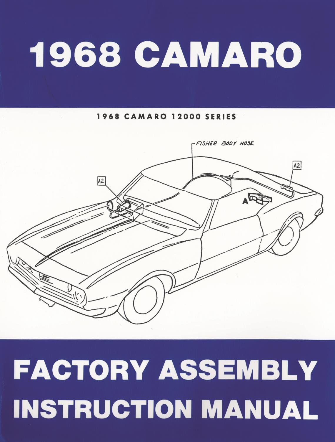 Factory Assembly Instruction Manual for 1968 Chevrolet Camaro