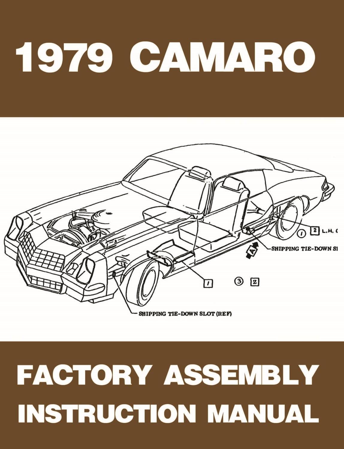 Factory Assembly Instruction Manual for 1979 Chevrolet Camaro