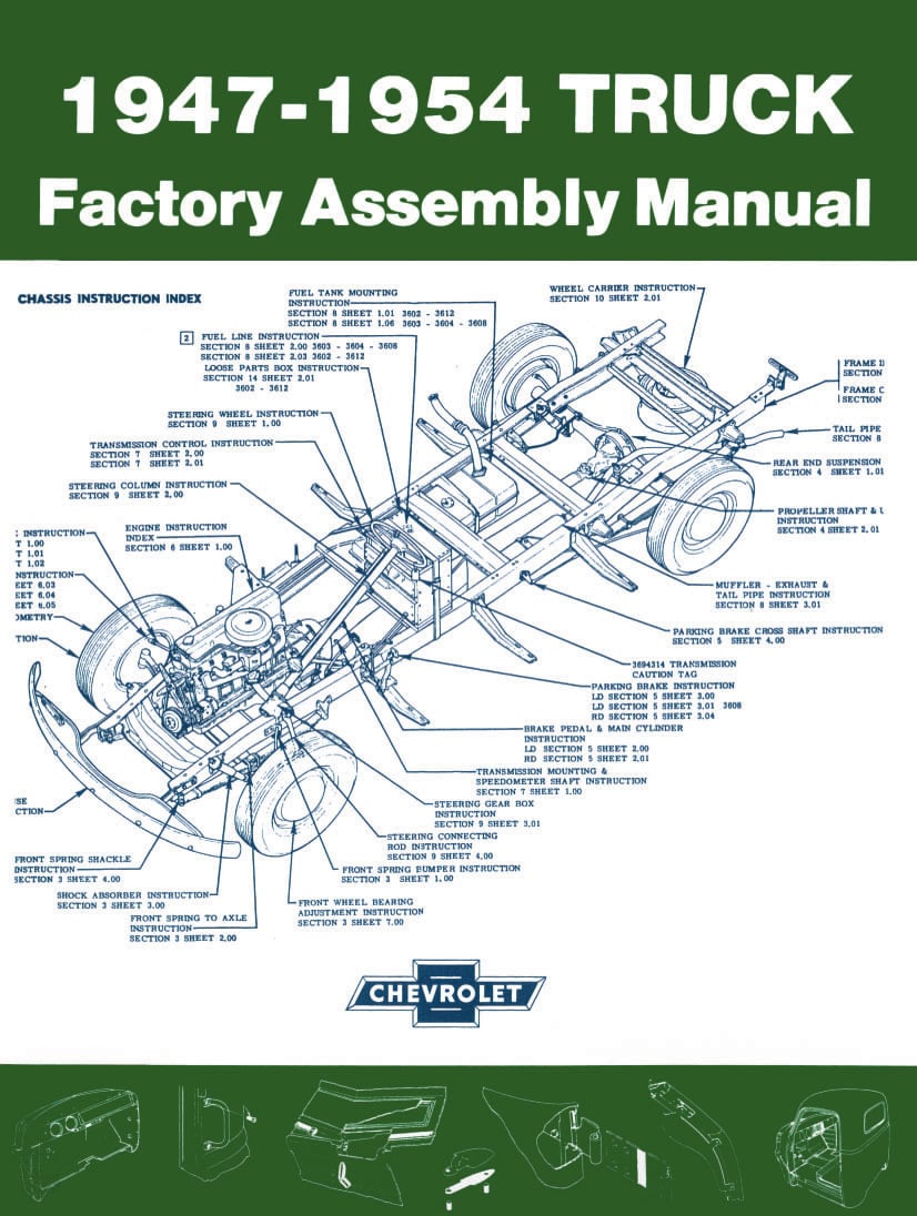 Assembly Manual for 1947-1954 Chevrolet Trucks