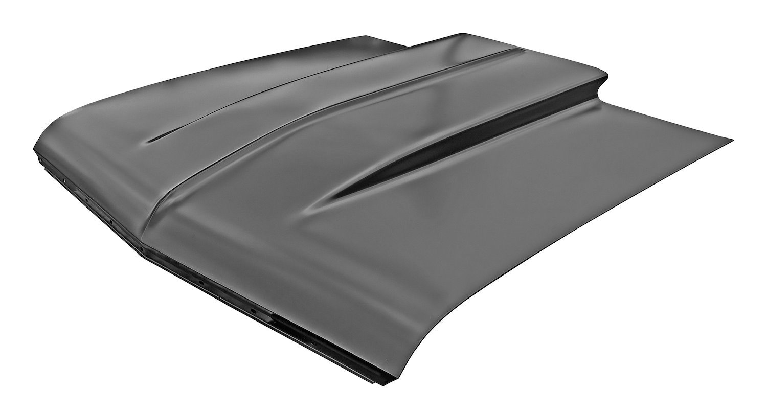 Steel Cowl Induction Hood for 1966-1967 Chevrolet Chevy II Nova [2 in. Cowl Induction Scoop]