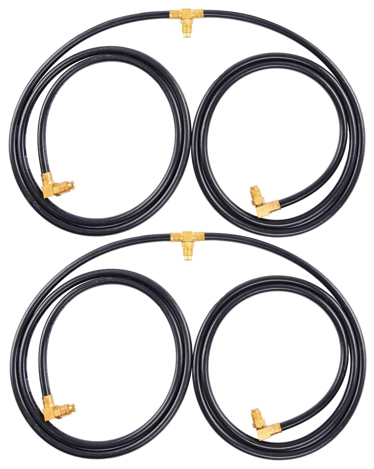 Universal Convertible Top Hose for 1947 Ford Deluxe, 1958-1963 Mopar [Black, Rubber]