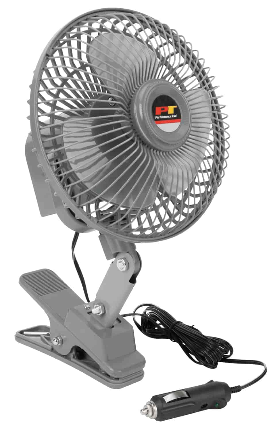 Oscillating Fan 12 volt with Clamp [6 in. Diameter]