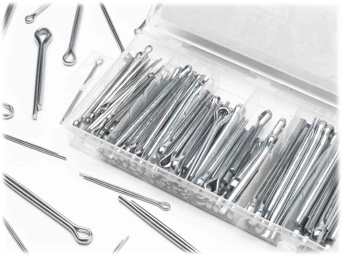 Cotter Pin Assortment, Large Sizes [150 pieces]