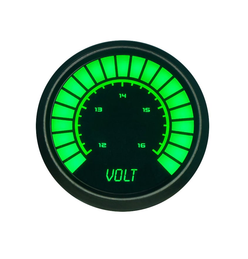 LED Analog Bar graph Voltmeter Gauge [Green]