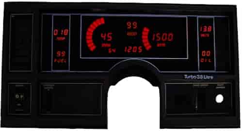 LED Digital Dash Panel Kit 1984-1987 Buick Regal - Red