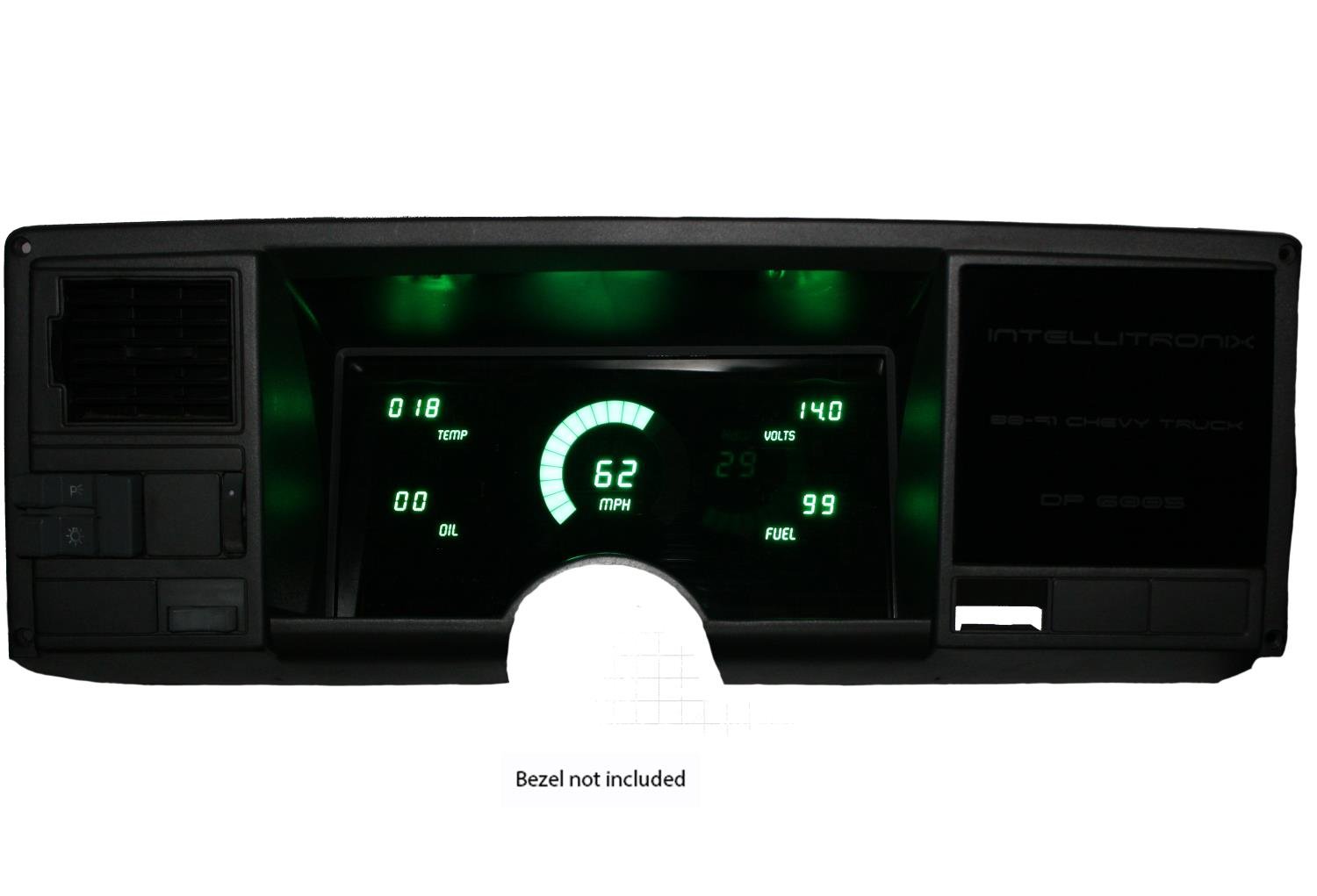 LED Digital Dash Kit For 1988-1991 Chevy Truck [Green]