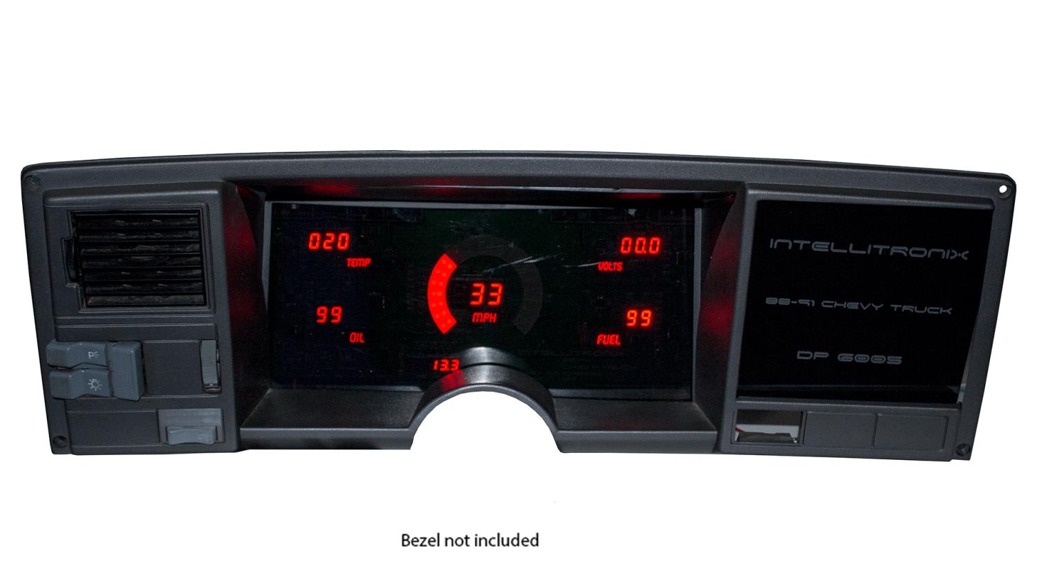 LED Digital Dash Kit For 1988-1991 Chevy Truck [Red]