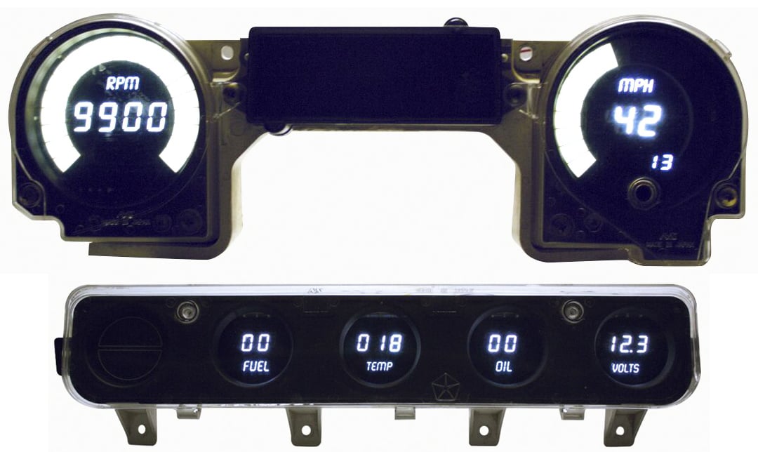 LED Digital Dash Panel Kit 1992-1995 Jeep YJ - White