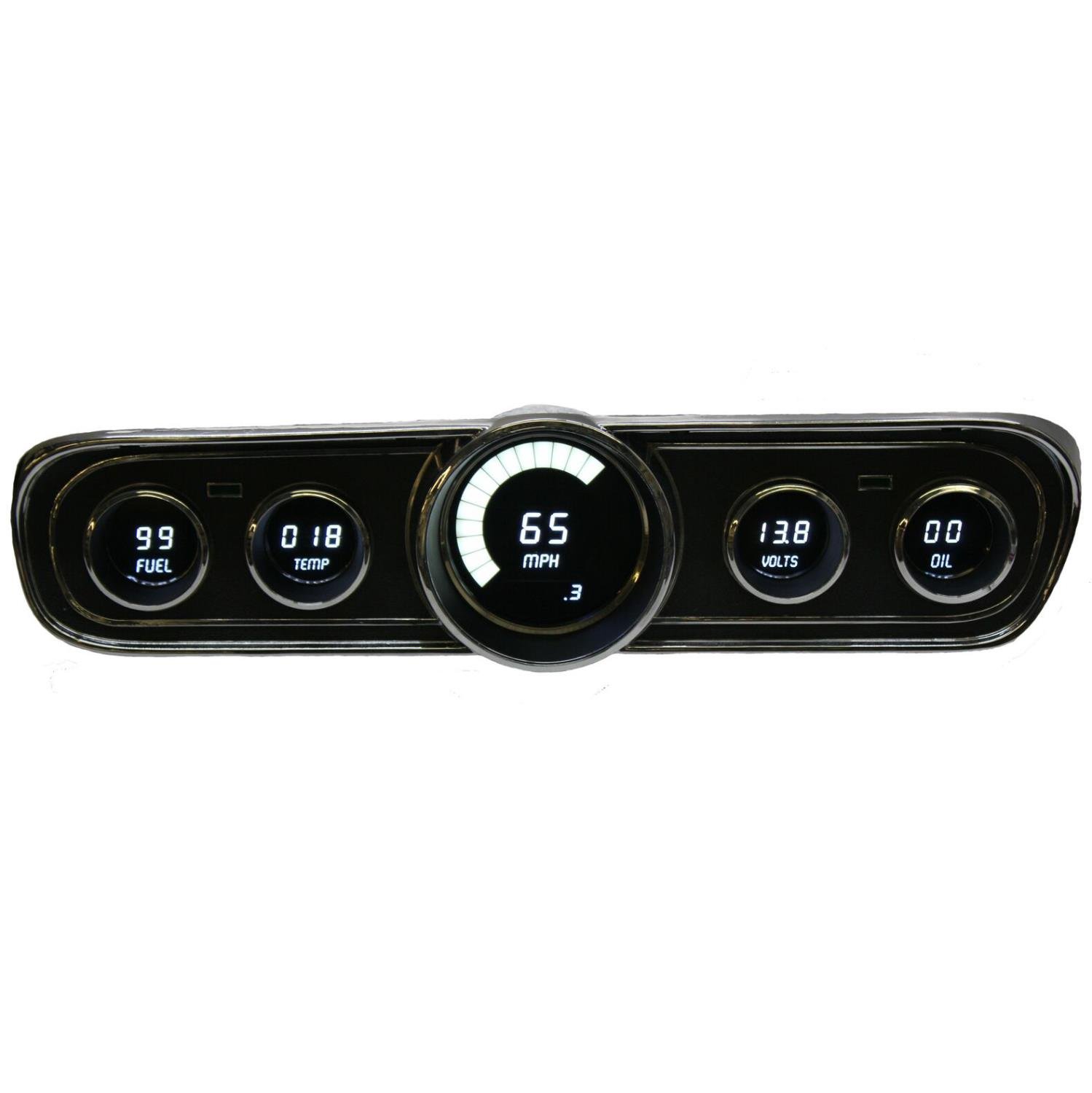 LED Digital Replacement Gauge Panel 1965-1966 Ford Mustang