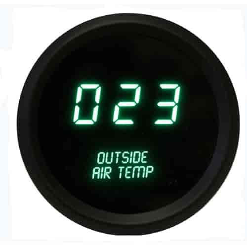 2-1/16" LED Digital Outside Air Temperature Gauge 0 to 250° Fahrenheit