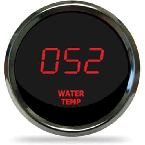 2-1/16" LED Digital Water Temperature Gauge 50-350° Fahrenheit
