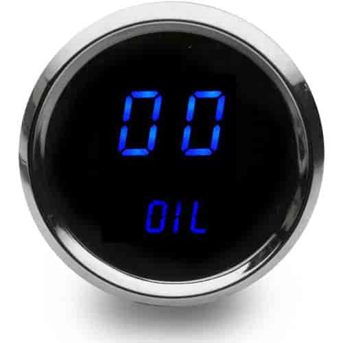 2-1/16" LED Digital Oil Pressure Gauge 0-99 psi