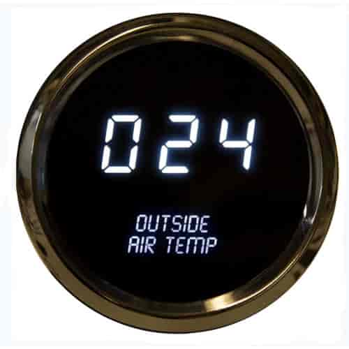 2-1/16" LED Digital Outside Air Temperature Gauge 0 to 250° Fahrenheit