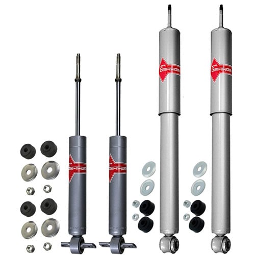 Gas-a-Just Shock Kit Fits 1st Generation GM F/X-Body Cars w/Multi-leaf Rear Suspension Includes: