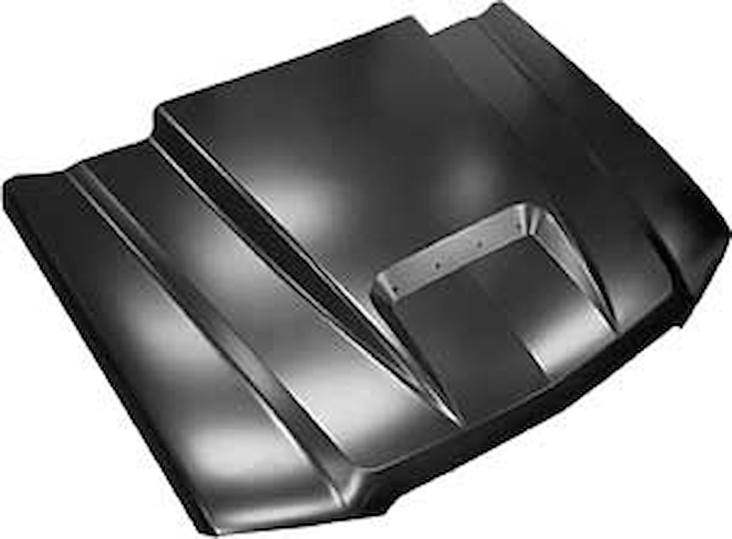 0856-043 Ram Air Style Hood for 2003-2005 Chevy Silverado 1500, 2003-2006 Chevy Avalanche [2 in.]