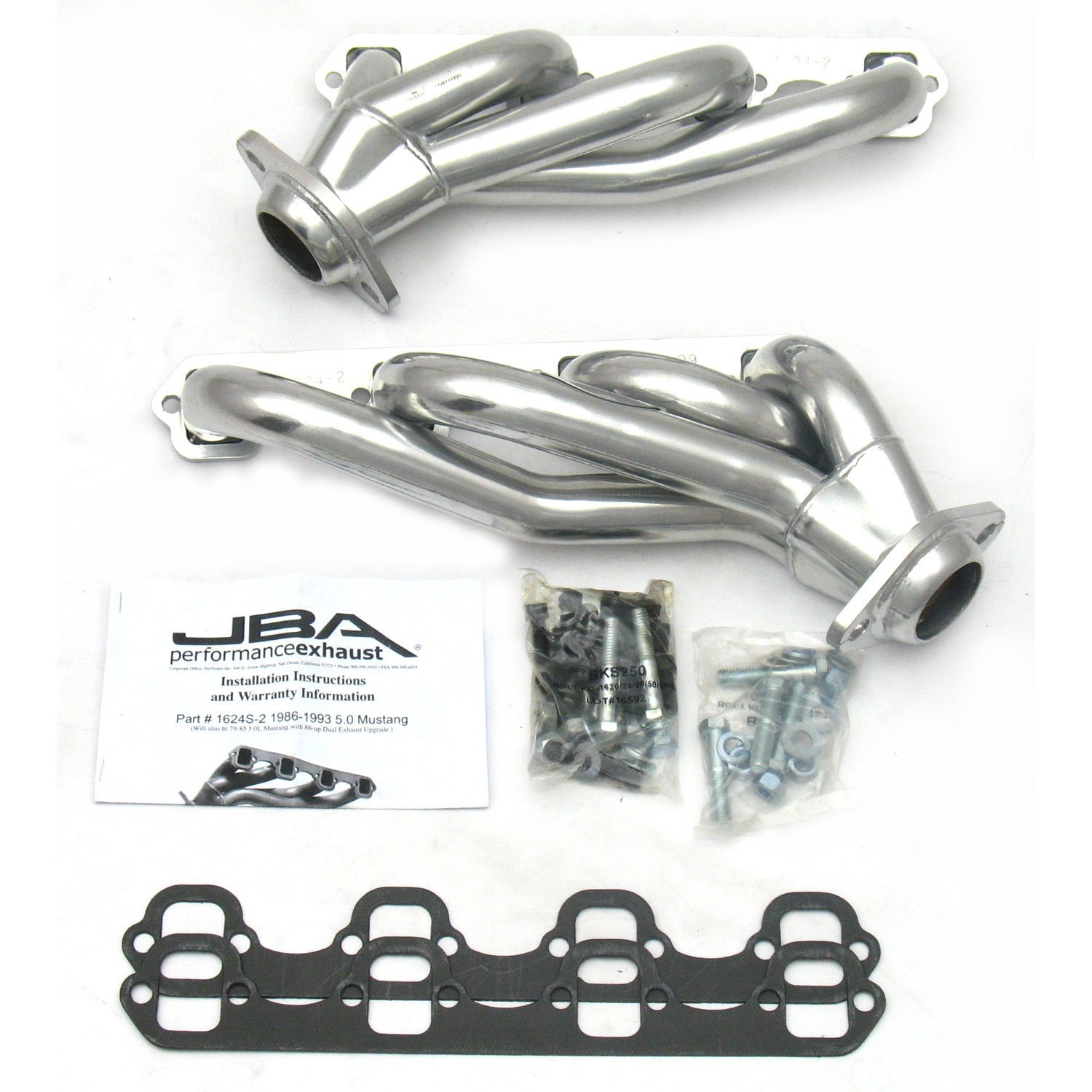 1-5/8" Shorty Headers 1986-1993 Lincoln Mark VII/Mustang GT/LX 5.0L