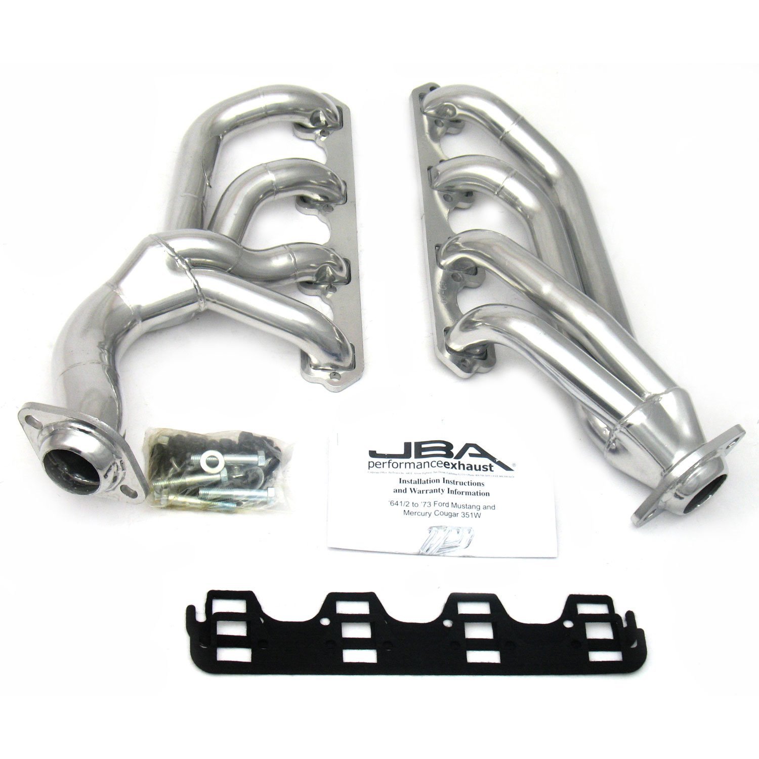 Shorty Headers 1965-73 Mustang 351W w/ Cable Clutch