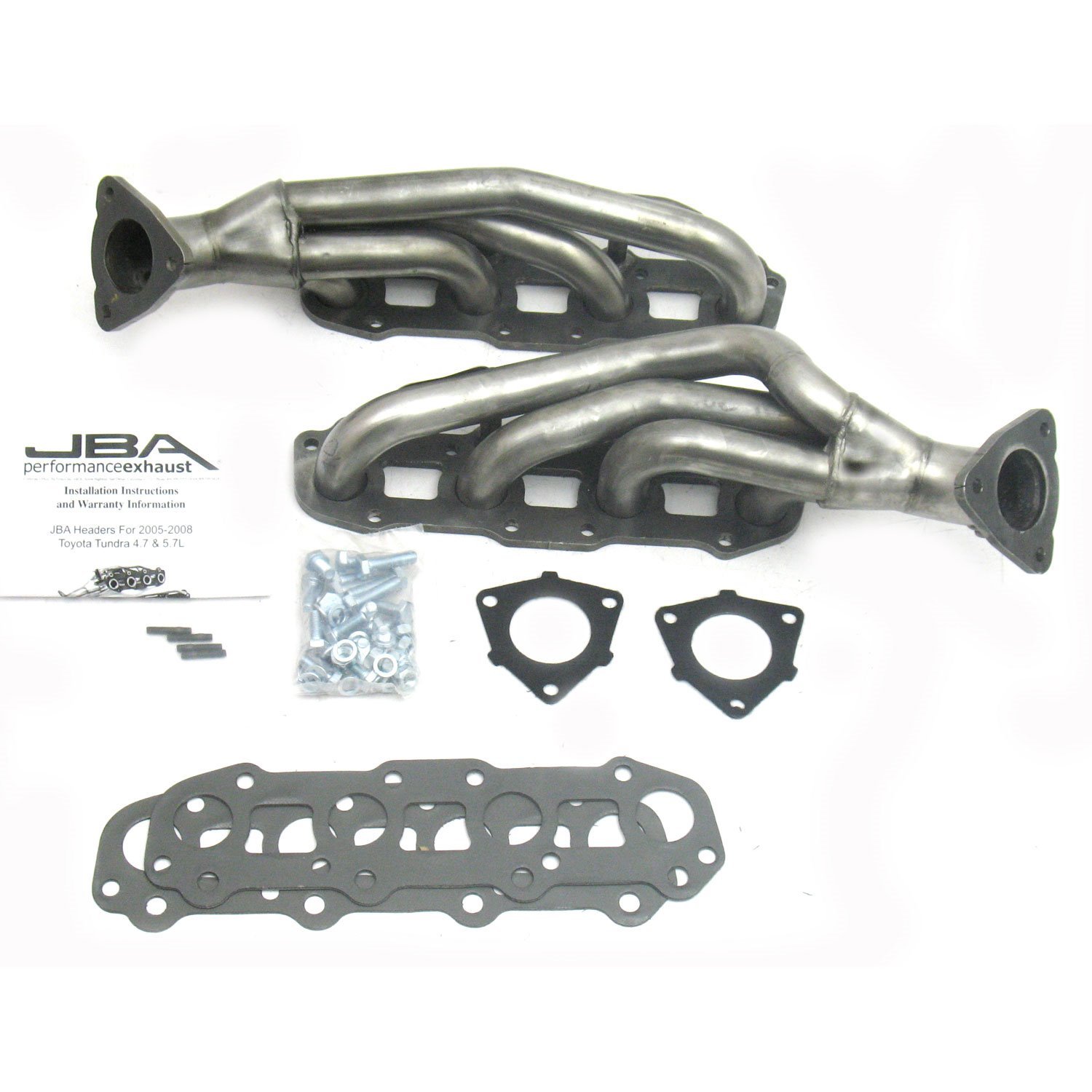 2011S Shorty Headers for 2005-2007 Toyota Tundra, Sequoia w/4.7L, 5.7L V8 Engines