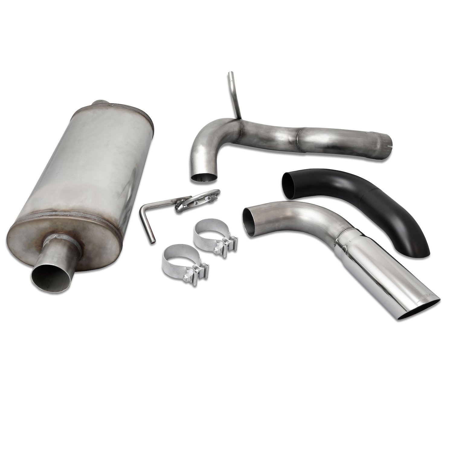 Performance Axle-Back Exhaust System for Jeep Wrangler JL [Polished/Black Tips]