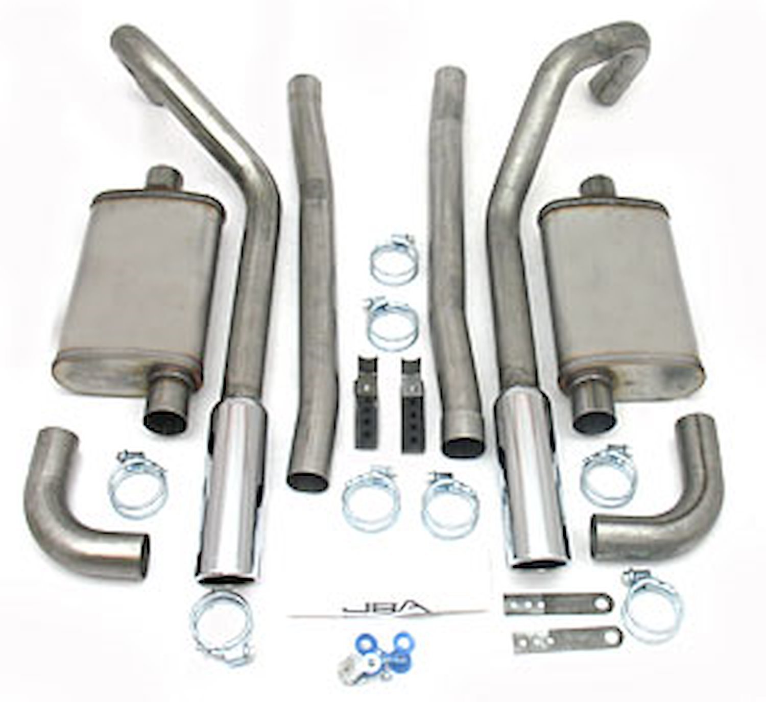 Exhaust System 1967-1970 Mustang 289/302/351W w/ Staggered Rear Shocks