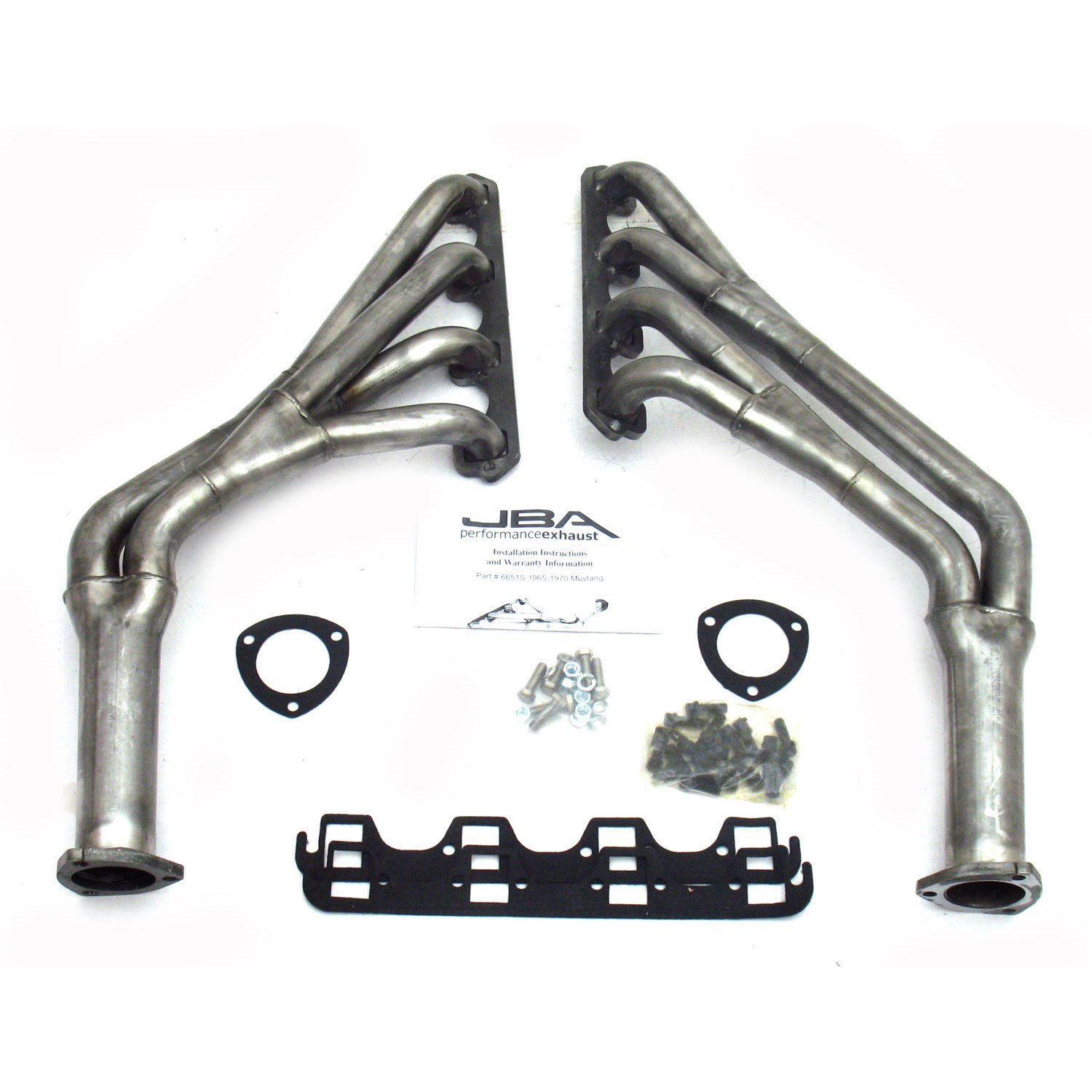 Long Tube Headers 1965-1970 Mustang 289/302 Stock Heads