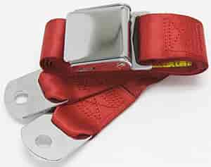 2-Point Lap Belt Color: Bright Red
