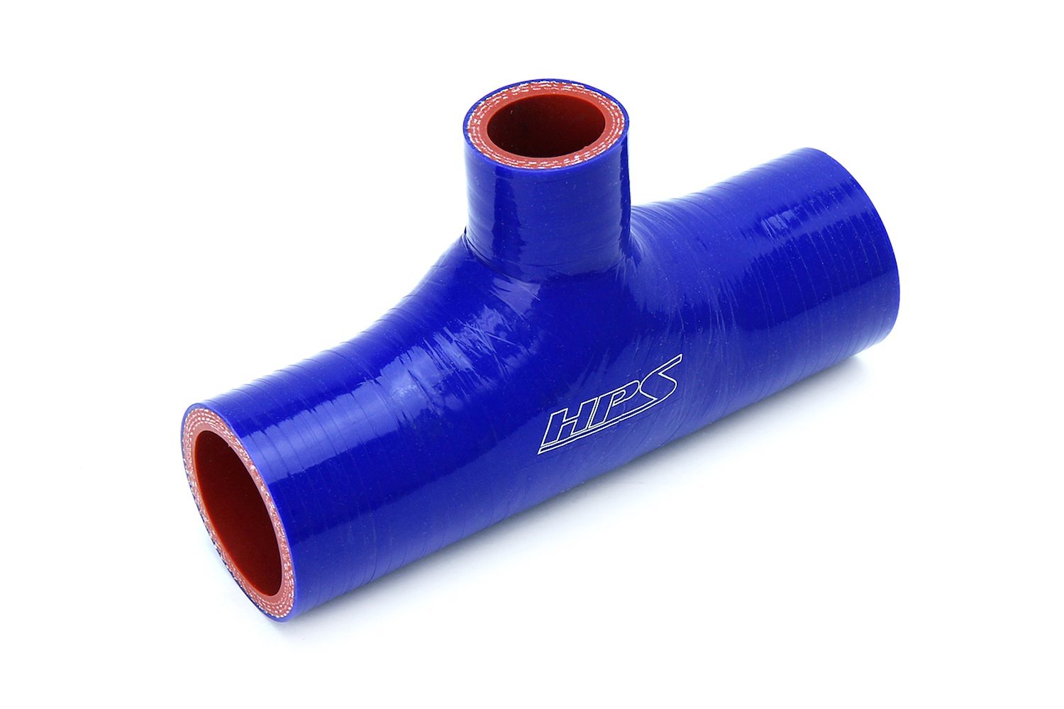 125-THOSE-100-BLUE Silicone Tee Hose Adapter, High-Temp 4-Ply Reinforced, 1-1/4 in. ID, Blue
