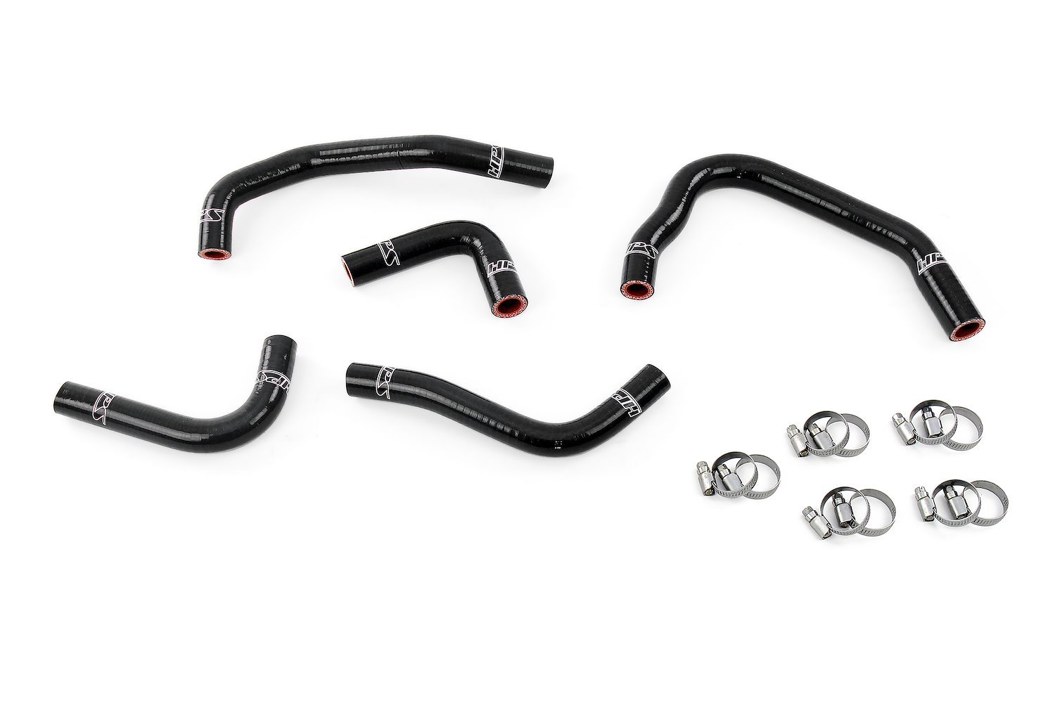 57-1285H-BLK Heater Hose Kit, High-Temp 3-Ply Reinforced Silicone, Replace OEM Rubber Heater Coolant Hoses