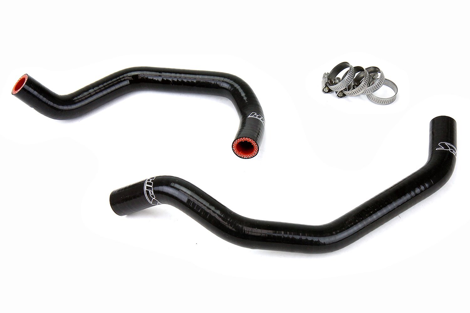 57-1342-BLK Heater Hose Kit, High-Temp 3-Ply Reinforced Silicone, Replace OEM Rubber Heater Coolant Hoses