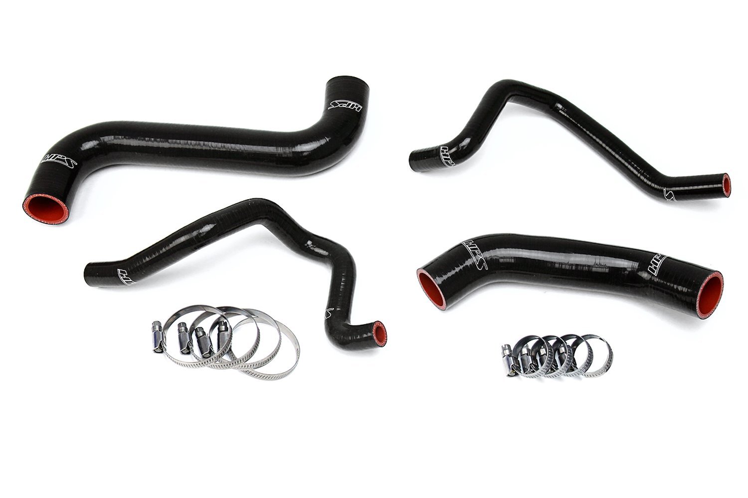 57-1733-BLK Coolant Hose Kit, High-Temp 3-Ply Reinforced Silicone, Replace Rubber Radiator Heater Coolant Hoses