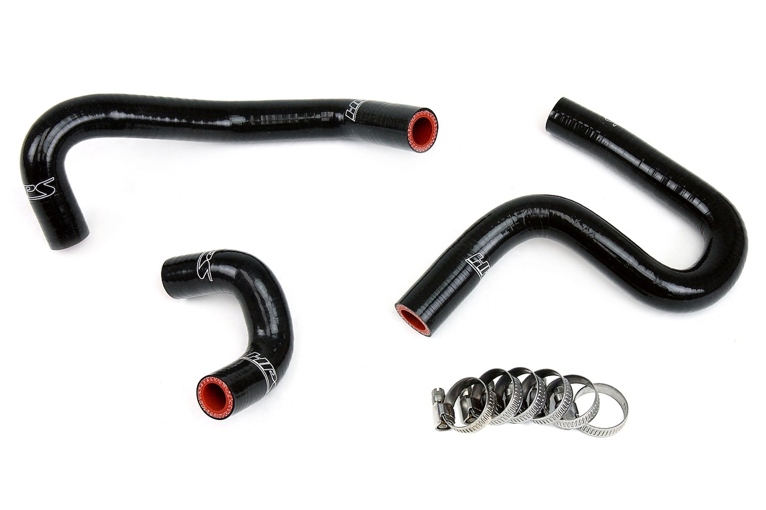 57-1763-BLK Heater Hose Kit, 3-Ply Reinforced Silicone, Replaces Rubber Heater Coolant Hoses