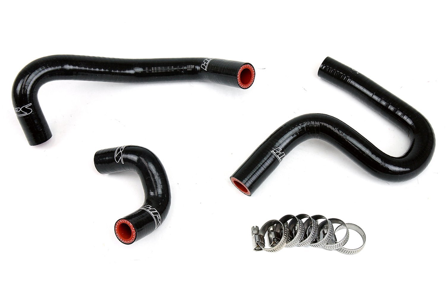 57-1797-BLK Heater Hose Kit, High-Temp 3-Ply Reinforced Silicone, Replace OEM Rubber Heater Coolant Hoses