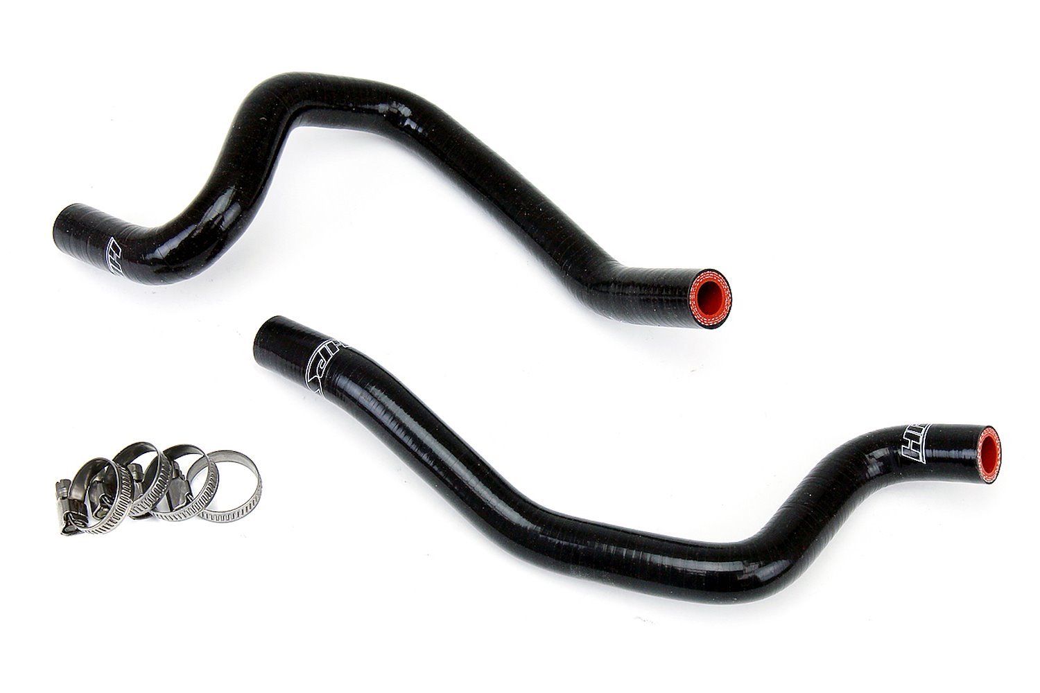 57-1802-BLK Heater Hose Kit, 3-Ply Reinforced Silicone, Replace OEM Rubber Heater Coolant Hoses