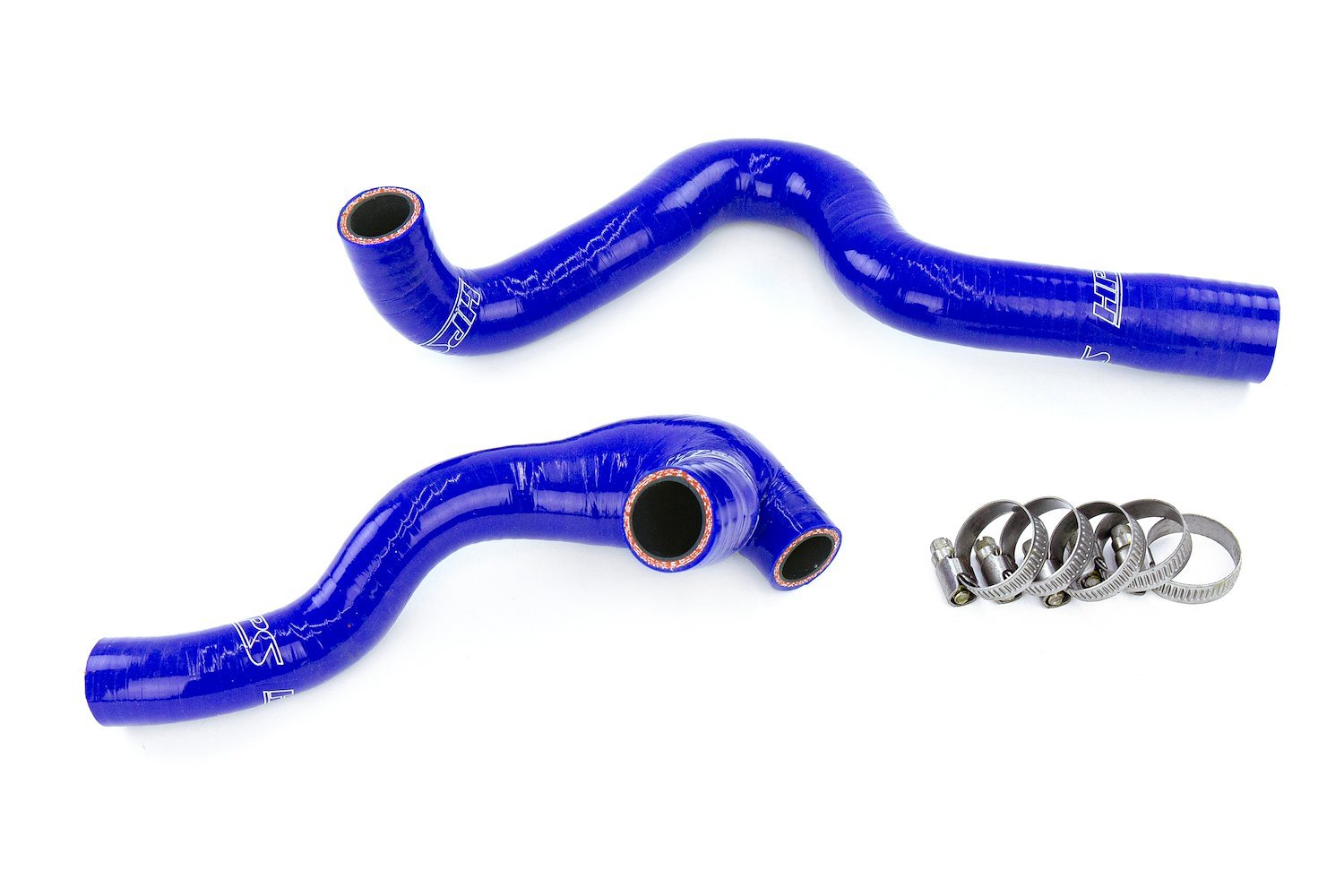 57-1934-BLUE Breather & BPV Hose Kit, Reinforced Fluorolined Silicone, Replaces Rubber Breather & Bypass Valve Hoses