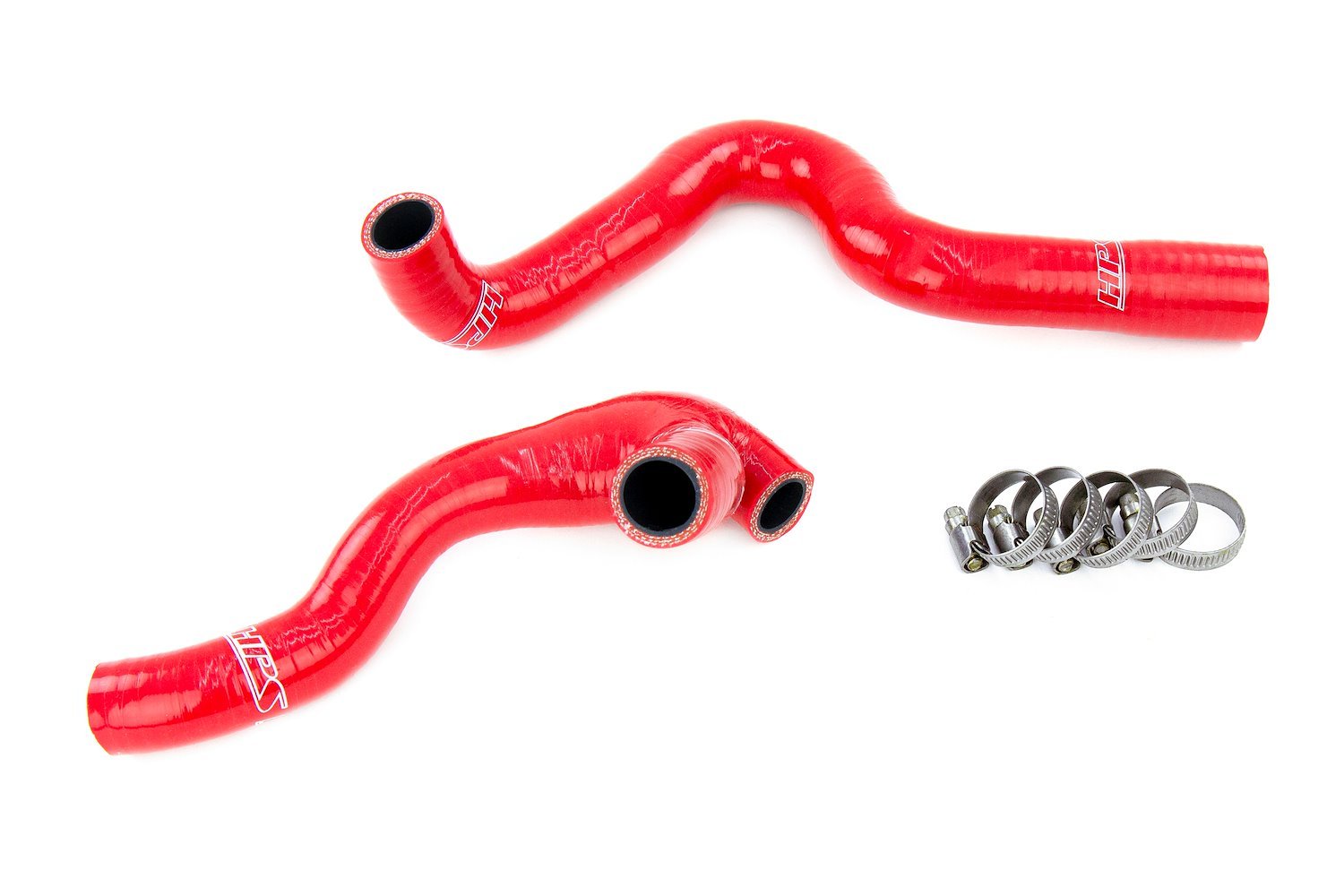 57-1934-RED Breather & BPV Hose Kit, Reinforced Fluorolined Silicone, Replaces Rubber Breather & Bypass Valve Hoses