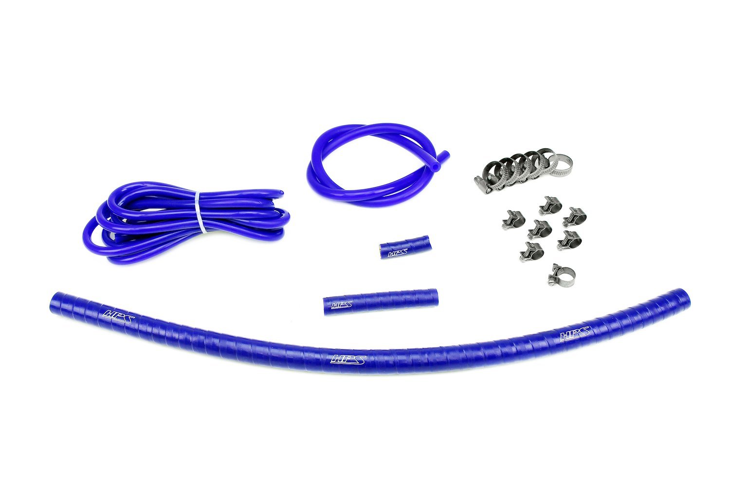 57-2013-BLUE Vacuum Hose Kit, High-Temp. & Oil Resistant Silicone, Replaces Rubber Vacuum & Breather Hose