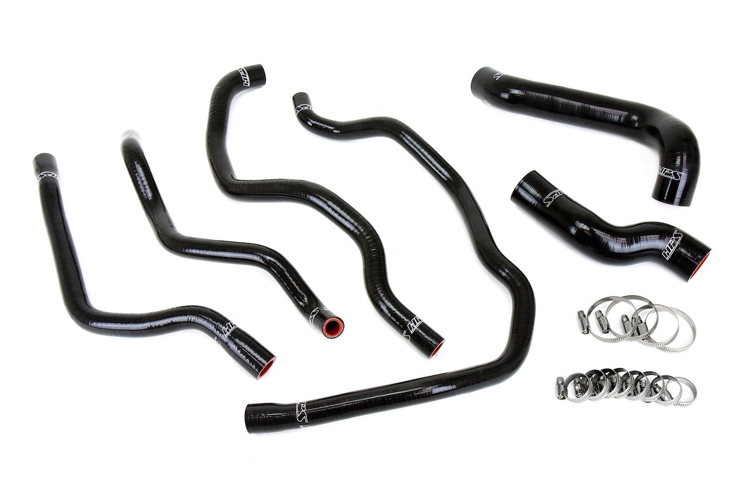 57-2076-BLK Radiator and Heater Hose Kit, 3-Ply Reinforced Silicone, Replaces Rubber Radiator & Heater Hoses