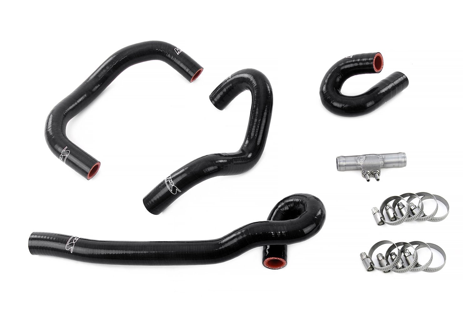 57-2093-BLK Heater Hose Kit, 3-Ply Reinforced Silicone, Replaces Rubber Heater Hoses