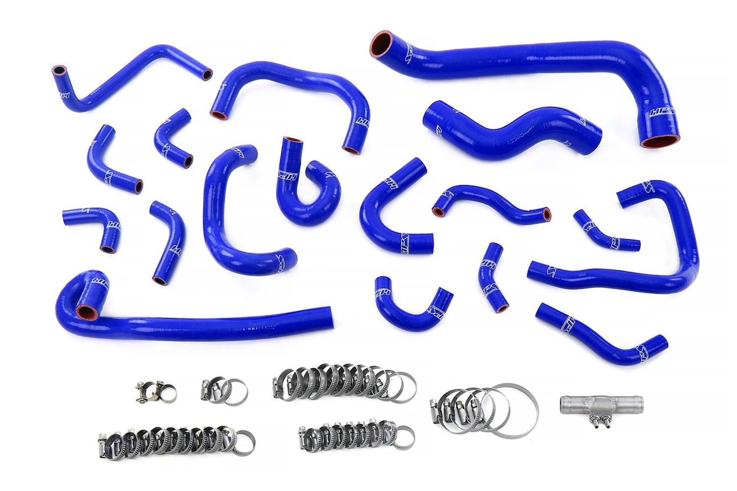 57-2136-BLUE Coolant Hose Kit, 3-Ply Reinforced Silicone Coolant & IDle Air Control Hoses