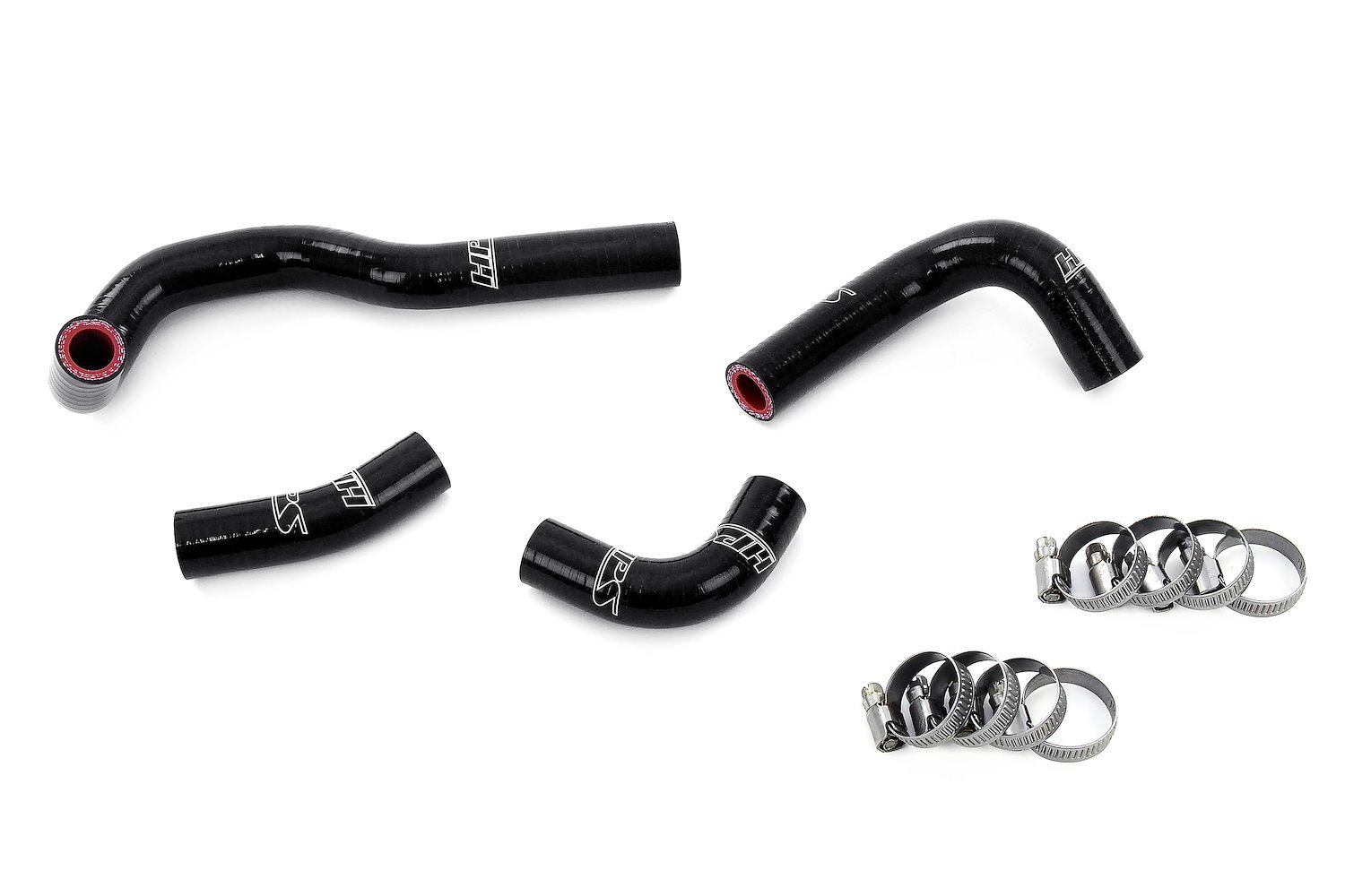 57-2146-BLK Heater Hose Kit, 3-Ply Reinforced Silicone, Replaces Rubber Heater Coolant Hoses